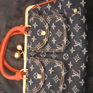 Louis Vuitton Blue and Red Women's Bag